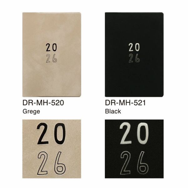 elcommun 簡約素面2026B6日誌本 