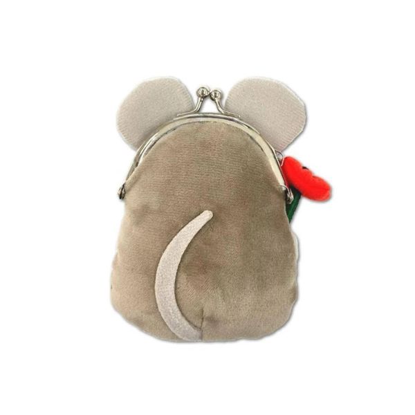 zowie 田鼠阿佛拿花珠扣口金包 