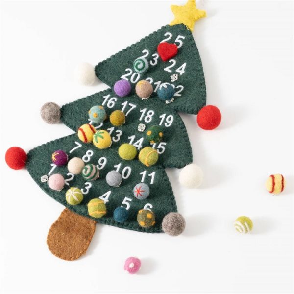 ragstyle 手工羊毛氈聖誕節倒數日曆 