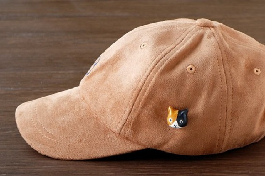 IHOSHIRO窯 陶器貓咪胸針 