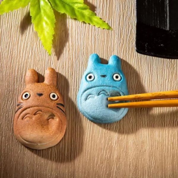 TOTORO龍貓 信樂燒明山窯 陶瓷筷架 