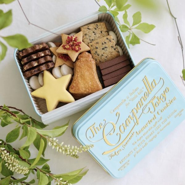 **預購**THE CAMPANELLA  TOKYO 綜合手工餅乾浮雕鐵盒 