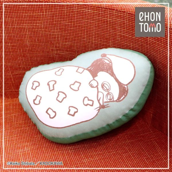 麵包小偷 繪畫風抱枕 