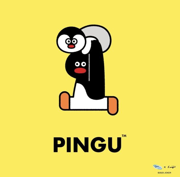 PINGUx松本Seiji 刺繡企鵝造型書籤 