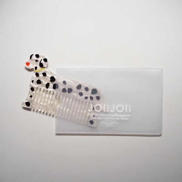 JoliJoli 動物造型貝殼紋扁梳 