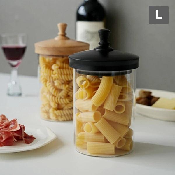 AXCIS 木蓋玻璃密封收納罐 