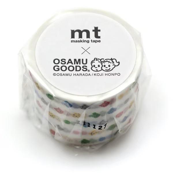 mt Osamu goods角色滿版圓點紙膠帶 