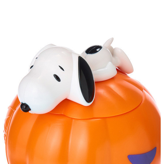 **預購**  Peanuts 史努比萬聖節南瓜造型糖果罐 