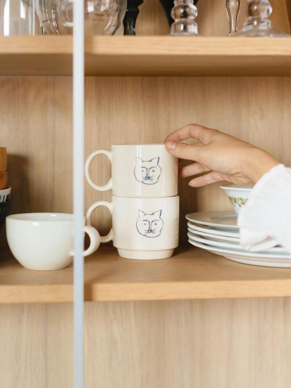 neko 貓咪可堆疊馬克杯250ml 