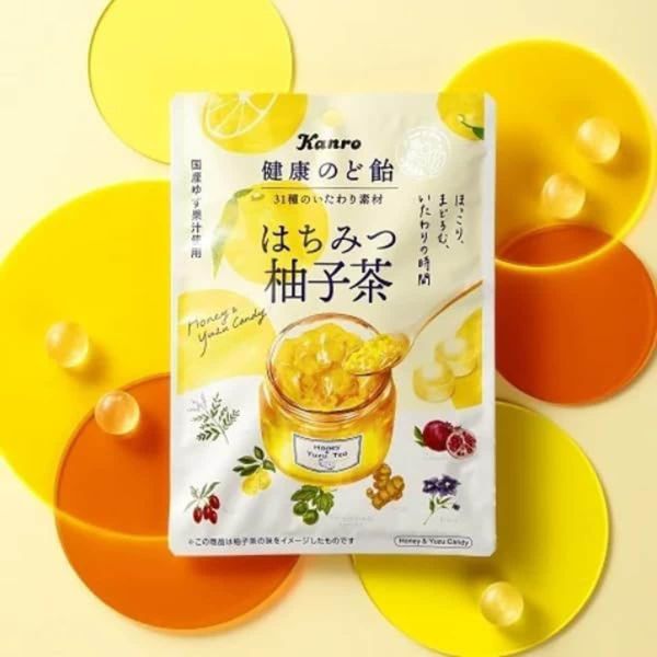 **預購** Kanro蜂蜜柚子茶喉糖 