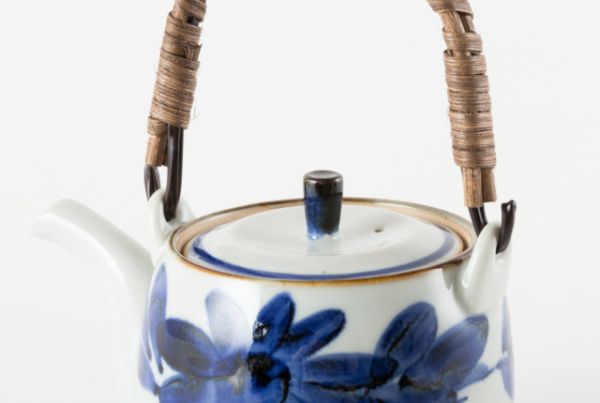 BARBAR  伊呂波藤編手柄陶瓷茶壺 