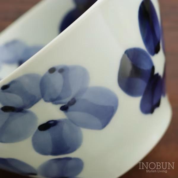SENAN 波佐見燒藍花陶瓷圓碗 