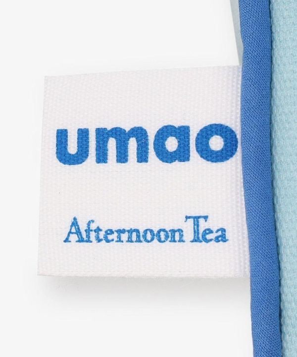 Afternoon Tea x umao貓咪方形抱枕附掛飾(藍) 