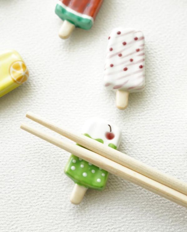 熊谷聰商店 冰棒造型陶瓷筷架 