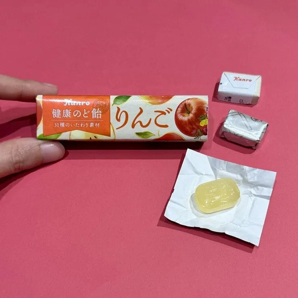 **預購** Kanro完整果實 蘋果味潤喉糖 