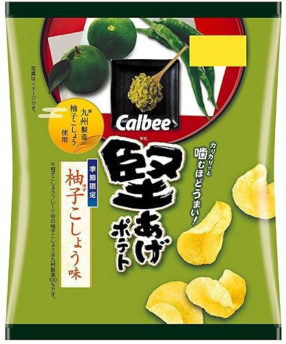 **預購**  Calbee期間限定 堅脆洋芋片(柚子胡椒) 