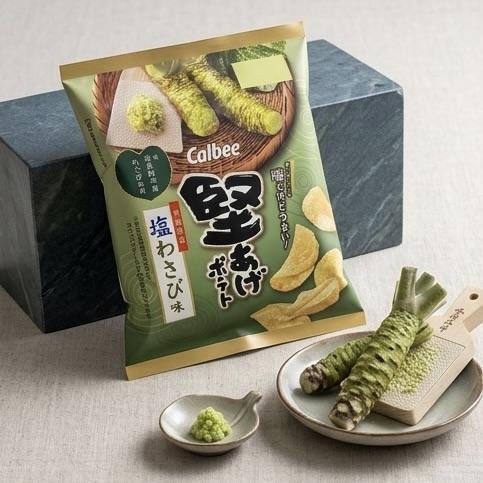 Calbee 堅脆鹽芥末味洋芋片 