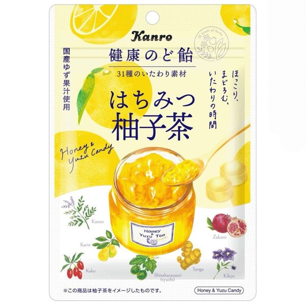 **預購** Kanro蜂蜜柚子茶喉糖 
