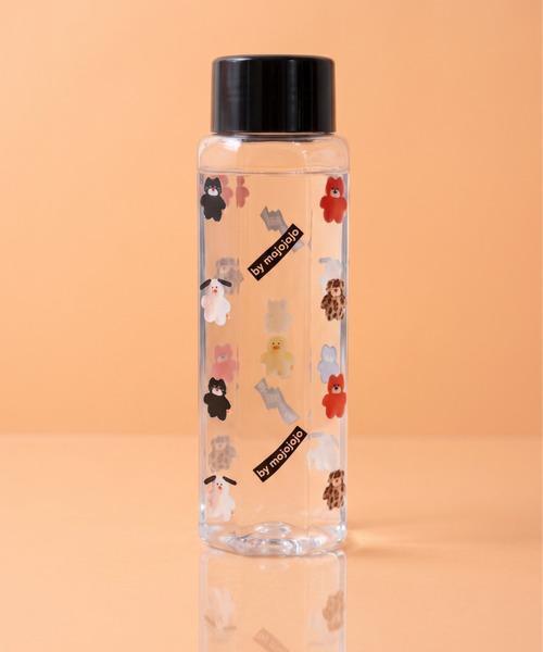 mojojojo 滿版小圖透明水壺350ml 