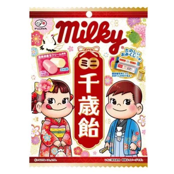 Fujiya 不二家 迷你千歲飴牛奶糖65g 