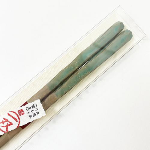 issou 一雙漆塗淡路天然木筷 