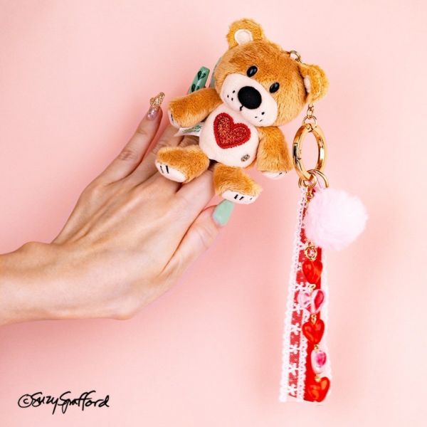 Suzy’sZoo 玩偶愛心串飾鑰匙圈 