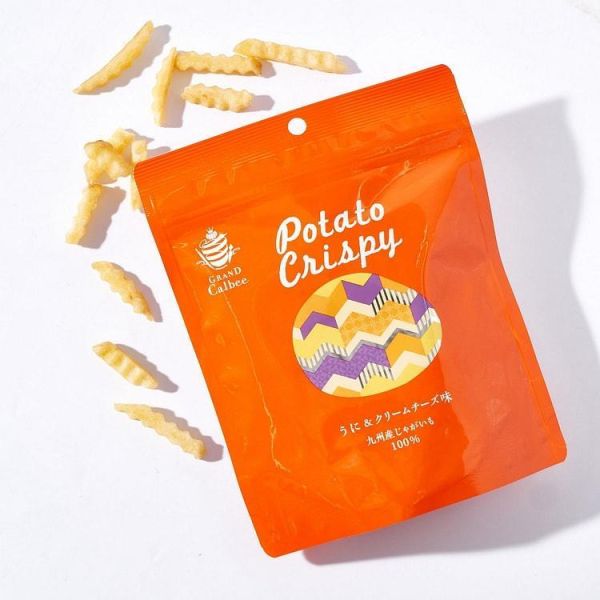 **預購**  grand calbee 海膽起司奶油薯條夾鏈袋 