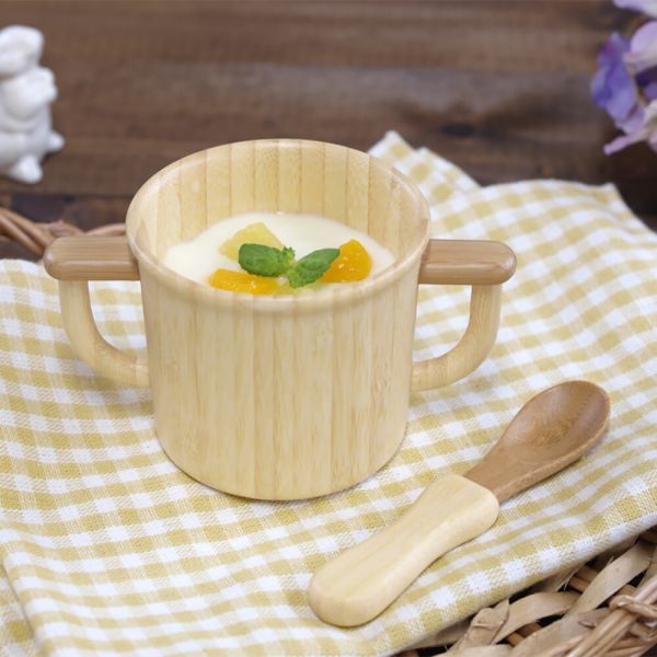 Agney 孟宗竹雙把手學習水杯 