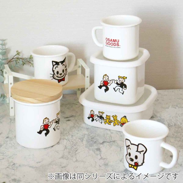 OSAMU GOODS 琺瑯木蓋密封罐 
