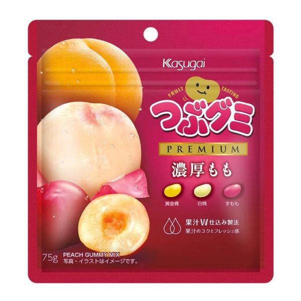 **預購** 春日井 PREMIUM濃厚三種水蜜桃水果軟糖 