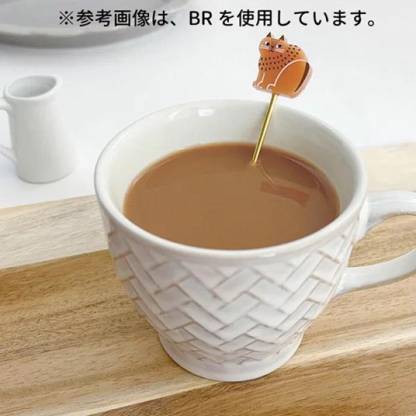 decole 貓咪金屬不鏽鋼甜點叉匙 