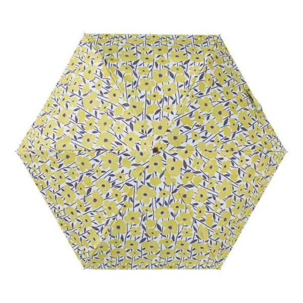 estaa 100%晴雨兼用滿版黃花手把摺疊傘 