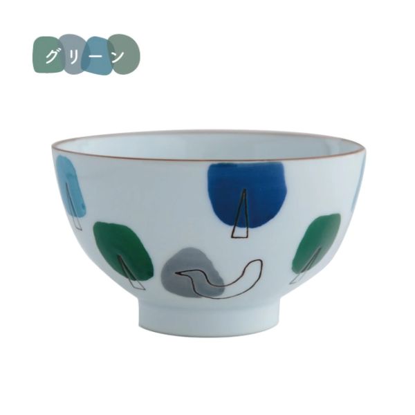 波佐見燒 Kigito 彩樹小鳥茶碗 