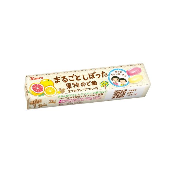 **預購** Kanro完整果實 兩種葡萄柚潤喉糖 