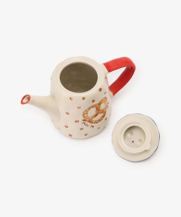 Afternoon Tea 椒鹽蝴蝶餅乾造型陶瓷茶壺870ml 