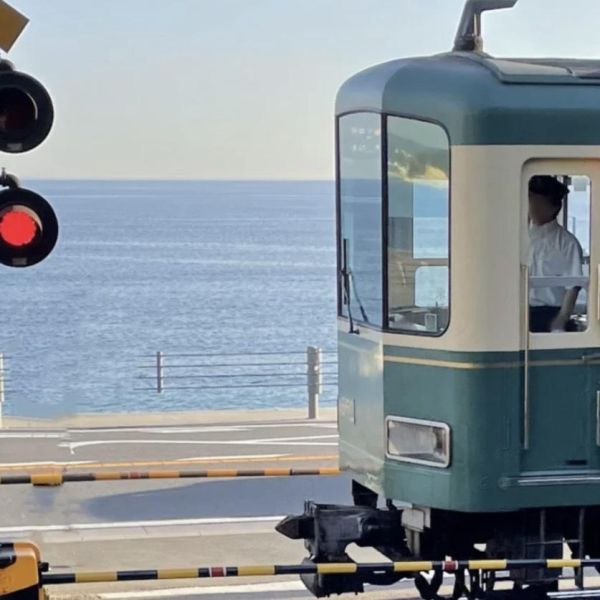 江之電 蘇打汽水風味硬糖鐵盒 