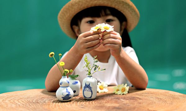 中川政七 肥前吉田燒陶瓷小花瓶 