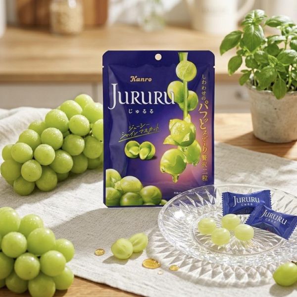Kanro Jururu 麝香葡萄果汁軟糖 
