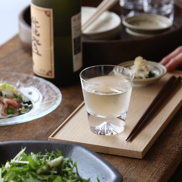 田島硝子 手工吹製富士山玻璃杯 