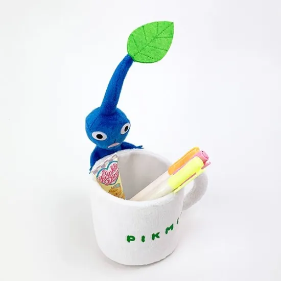 三英貿易 pikmin皮克敏造型毛絨收納盒 