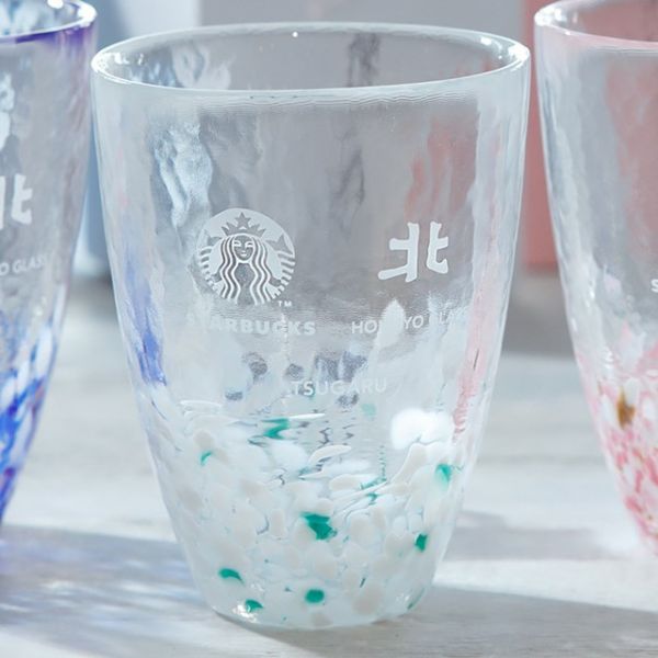 星巴克 青森限定櫻花津輕耐熱玻璃杯 