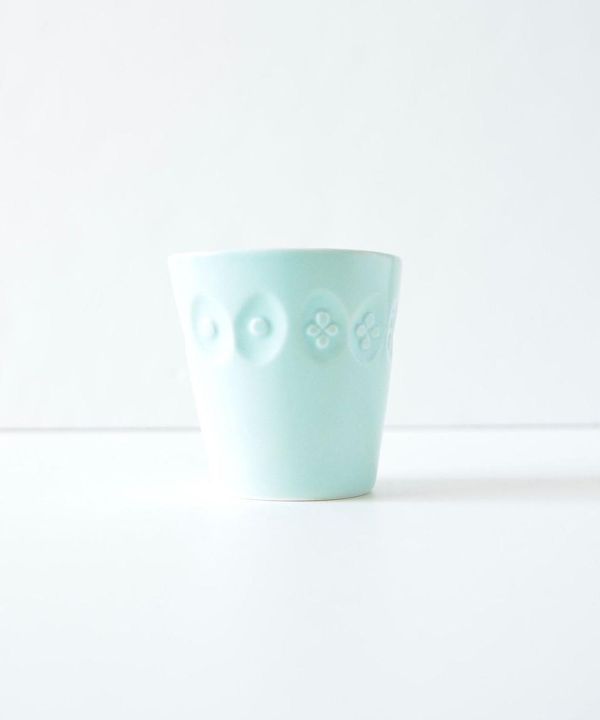 mina perhonen皆川明choucho陶瓷茶杯(黃) 