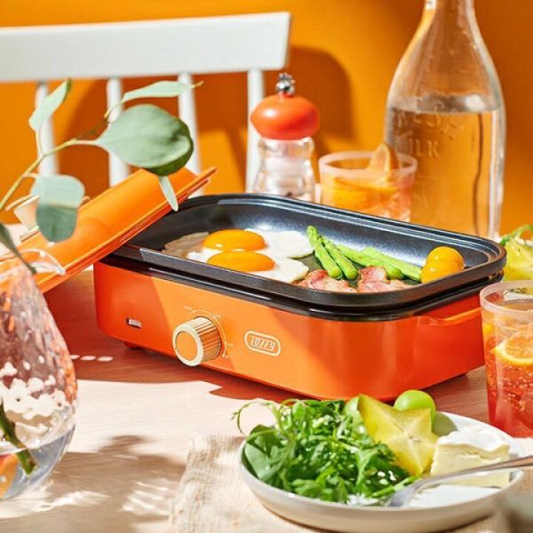 MoMA Toffy 多功能電烤盤(橘) 