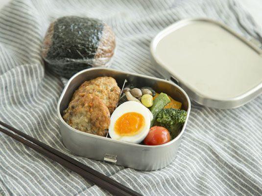 相澤工房 18-8不銹鋼雙層方形餐盒 