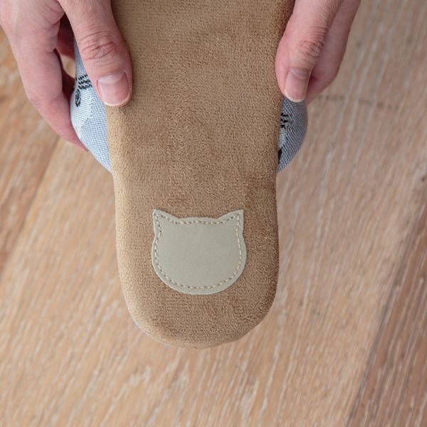 bisque ilovecat貓咪刺繡編織室內拖 