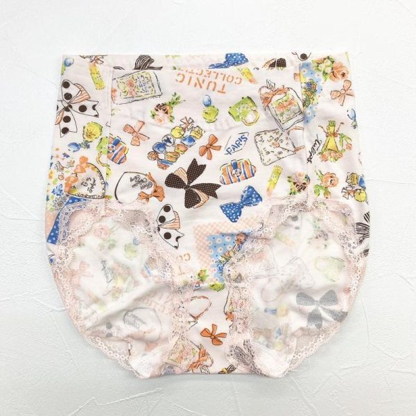 TUNIC 玫瑰天使斯蕾絲棉質三角內褲 