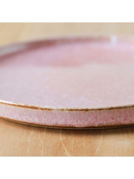 Madu 釉彩素色粉燒製圓盤 