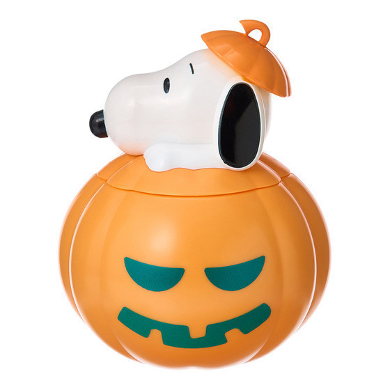 **預購**  Peanuts 史努比萬聖節南瓜造型糖果罐 