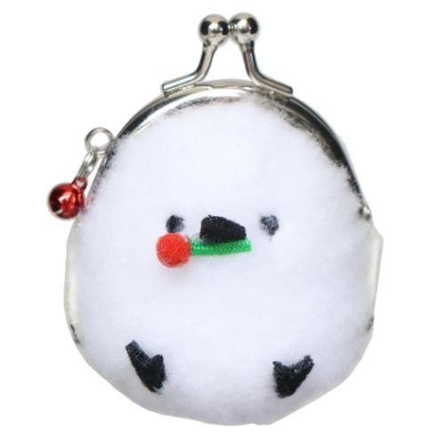 Otegama 長尾山雀毛絨珠扣零錢包 