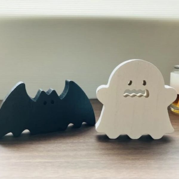 萬聖節木製小擺設 